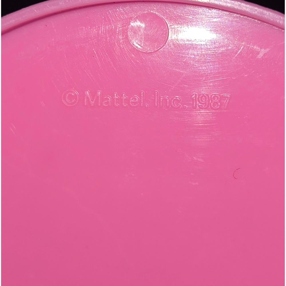 Mattel Barbie Vanity Sink Stool Set Kids Pink Vintage 1977/1987 READ - Picture 9 of 16